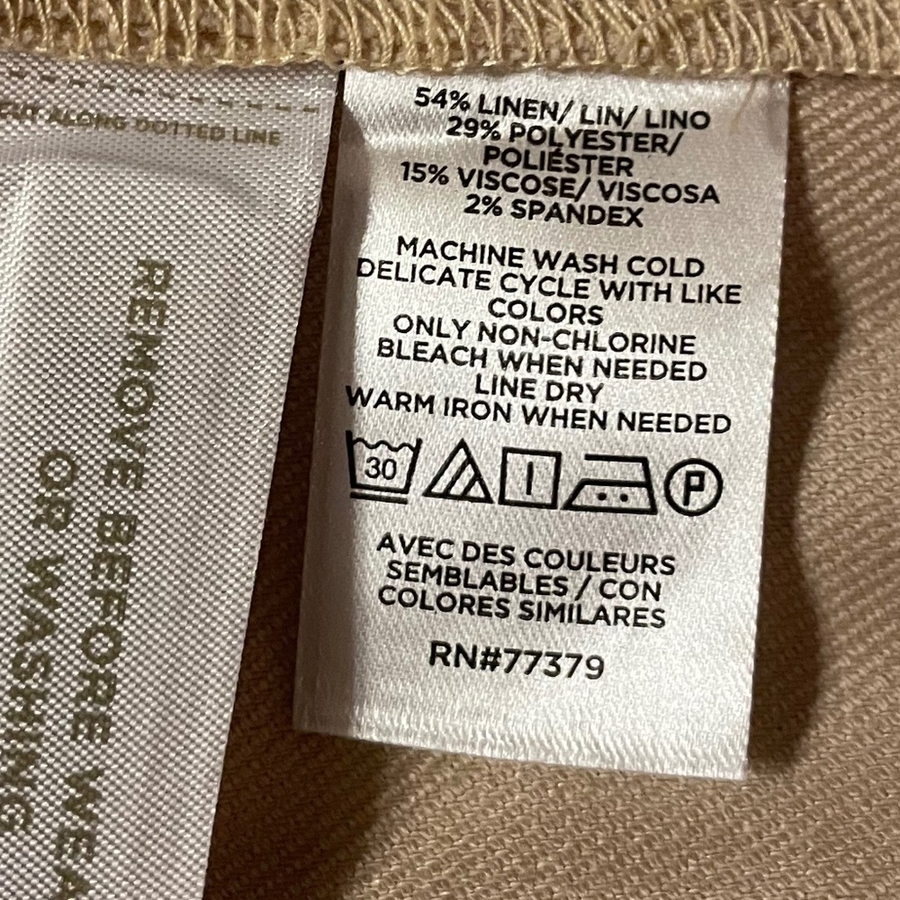 NWT Size 10 Ann Taylor High-Rise Linen Shorts - Picture 8 of 8